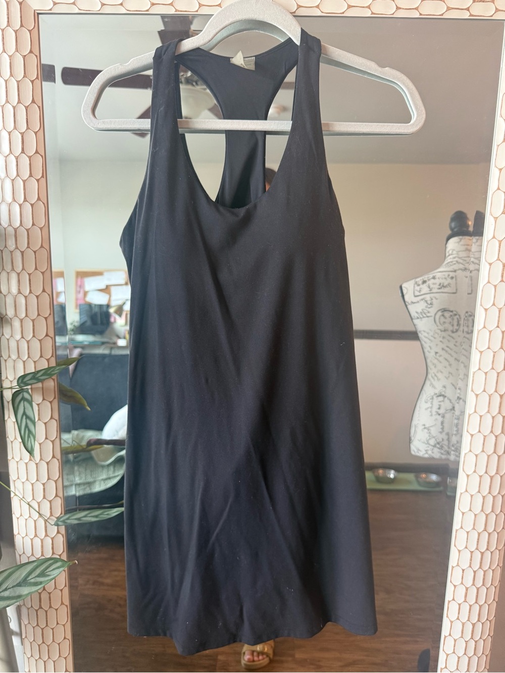 CALIA by Carrie Underwood Black Racerback Active Dress with shorts